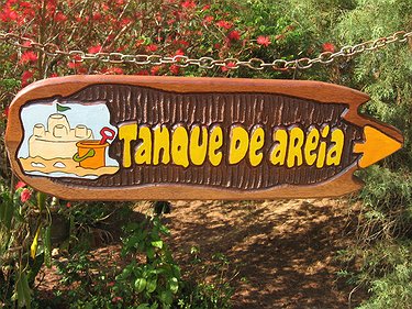 Placa Entalhada - Tanque de Areia