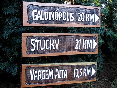 Placa Entalhada - Galdinópolis