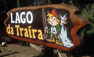 Placa Entalhada - Lago da Traíra