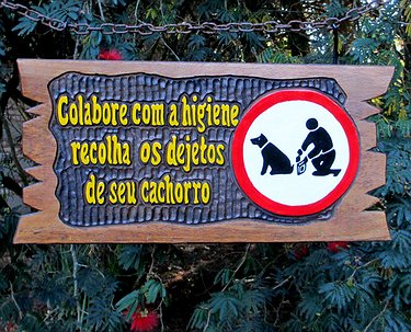 Placa Entalhada - Colabore Com a Higiene