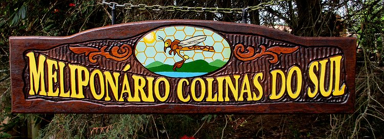 Placa Entalhada - Melipolinário Colinas do Sul