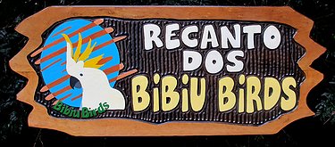 Placa Entalhada - Recanto dos Bibiu Birds 100x40x5