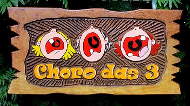 Placa Entalhada - Choro das Três