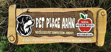Placa Entalhada - Pet Place AAHN