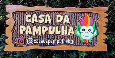 Placa Entalhada - Casa da Pampulha