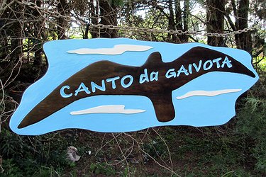 Placa Entalhada - Canto da Gaivota