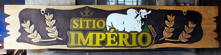 Placa Entalhada - Sítio Império