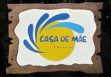 Placa Entalhada - Casa de Mãe