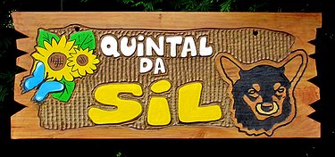Placa Entalhada - Quintal da Sil