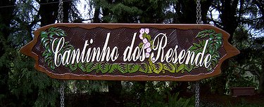 Placa Entalhada - Cantinho dos Resende