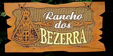 Placa Entalhada - Rancho dos Bezerra