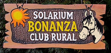 Placa Entalhada - Solarium Bonanza Club Rural