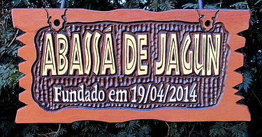 Placa Entalhada - Abassá de Jagun