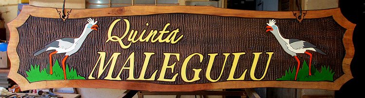 Placa Entalhada - Quinta Malegalu