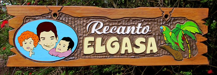 Placa Entalhada - Rancho Elgasa