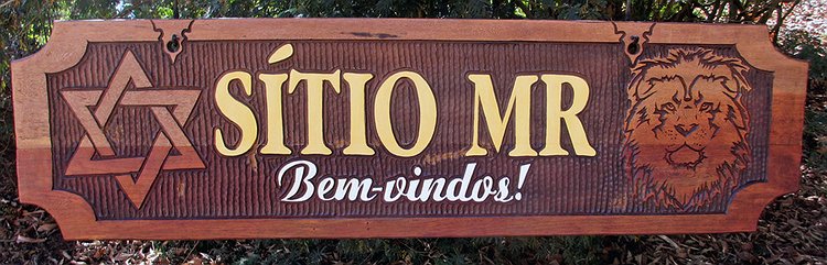 Placa Entalhada - Sítio MR
