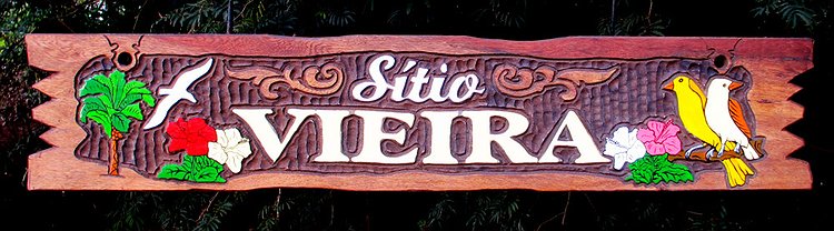 Placa Entalhada - Sítio Vieira