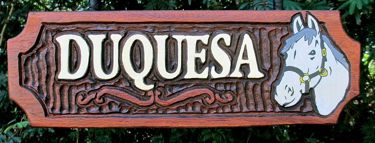 Placa Entalhada - Duquesa