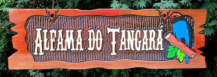 Placa Entalhada - Alfama do Tangará