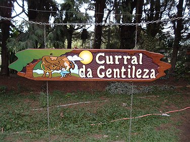 Placa Entalhada - Curral da Gentileza
