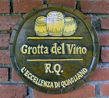Placa Entalhada - Grotta del Vino