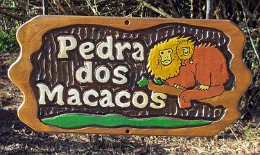 Placa Entalhada - Pedra dos Macacos