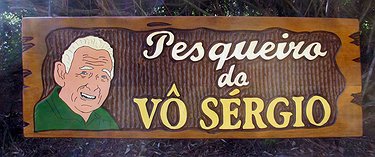Placa Entalhada - Peaqueiro do Vô Sérgio