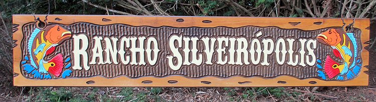 Placa Entalhada - Rancho Silveirópolis