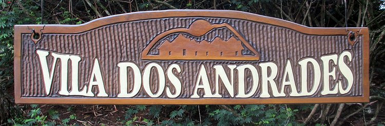Placa Entalhada - Vila dos Andrades