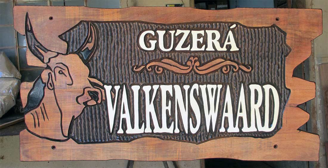 Placa Entalhada - Guzerá Valkenswaard - Imagem 1