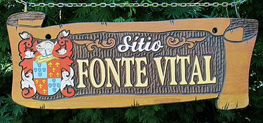 Placa Entalhada - Sítio Fonte Vital