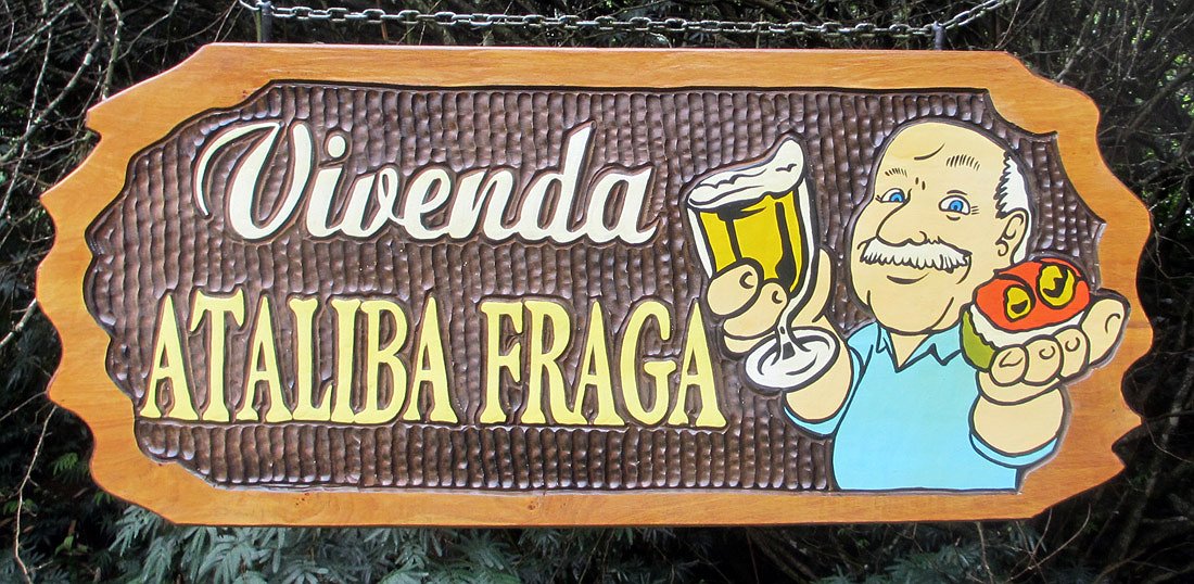 Placa Entalhada - Vivenda Ataliba Braga - Imagem 1