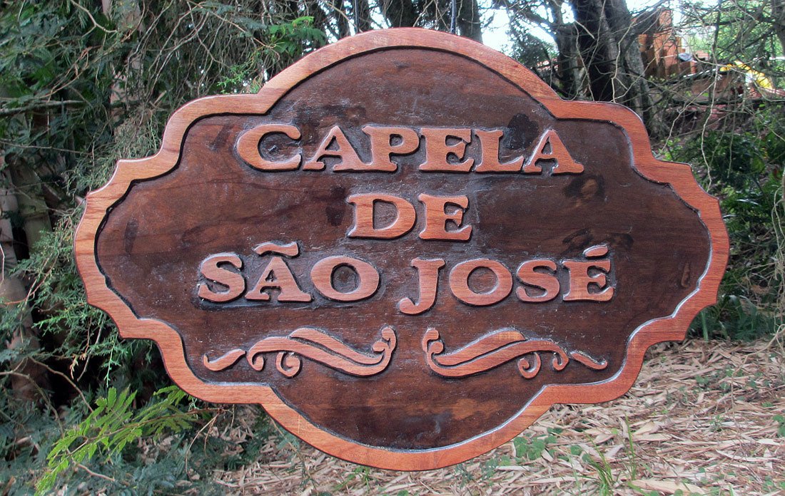 Placa Entalhada - Capela de São José - Imagem 1