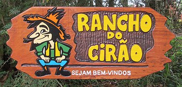 Placa Entalhada - Rancho do Cirão