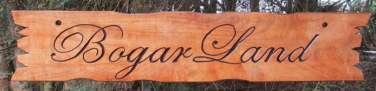 Placa Entalhada - Bogar Land