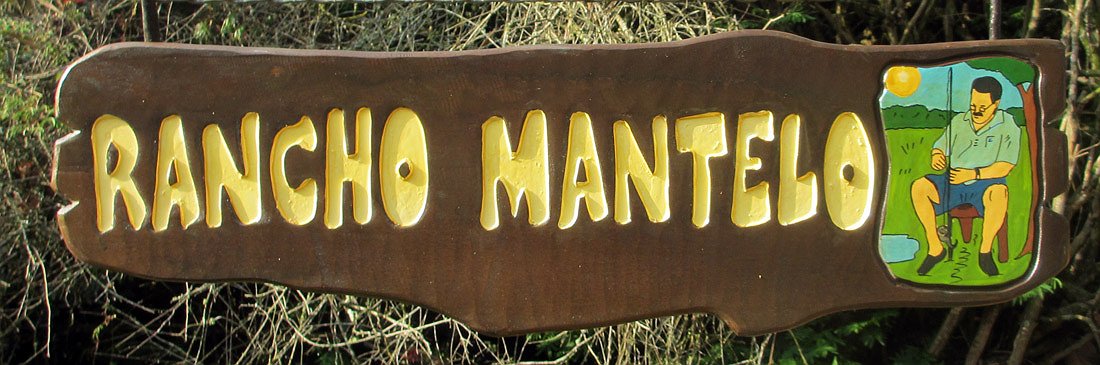 Placa Entalhada - Rancho Mantelo - Imagem 1