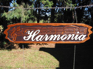 Placa Entalhada - Harmonia