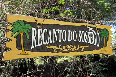 Placa Entalhada - Recanto do Sossego 03