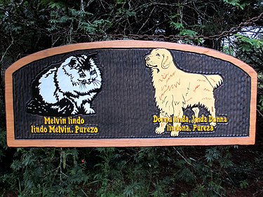 Placa Entalhada - Melvin Lindo
