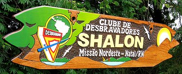 Placa Entalhada - Clube de Desbravadores