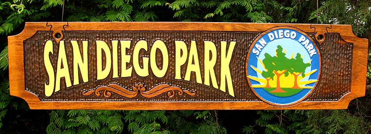 Placa Entalhada - San Diego Park