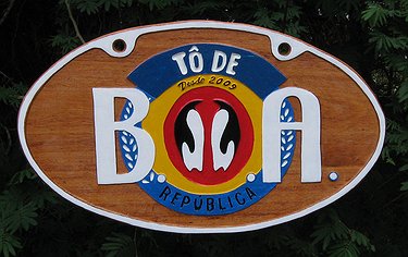 Placa Entalhada - Tô de Boa