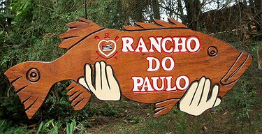 Placa Entalhada - Rancho do Paulo