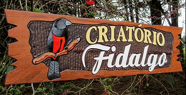 Placa Entalhada - Criatório Fidalgo