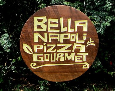 Placa Entalhada - Bella Napoli Pizza Gourmet